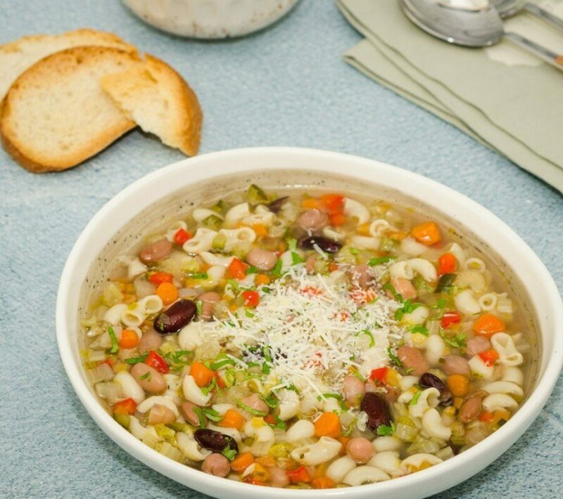 Minestron a la milanesa