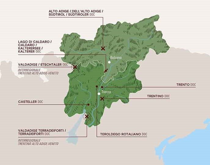 15 Best Wine Regions in Italy 4 Trentino Alto Adige wines