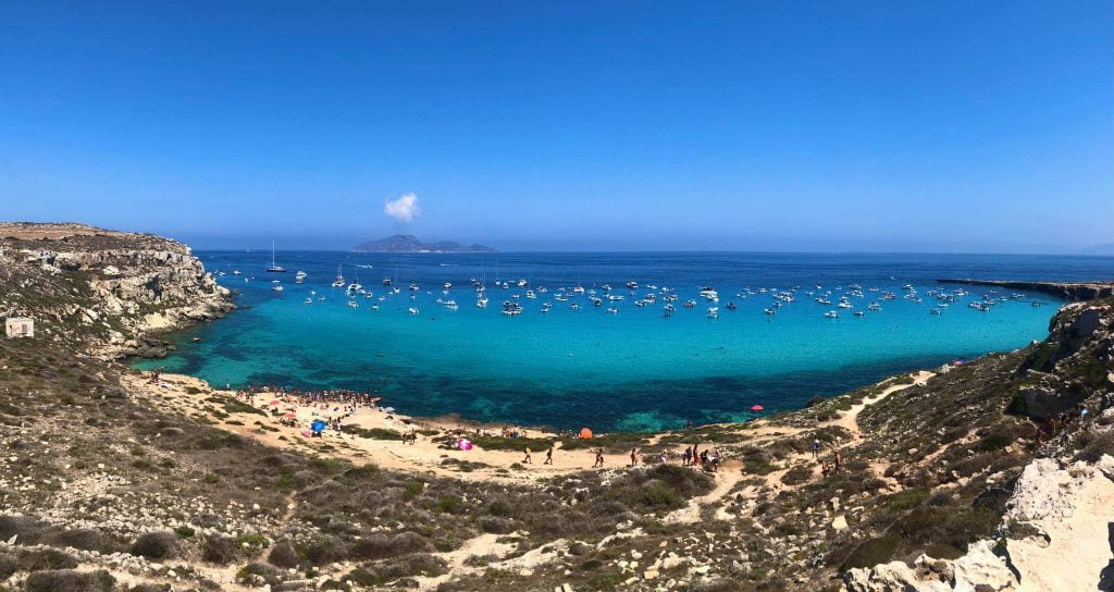 Cala Rossa (Favignana) Beach, Sicily