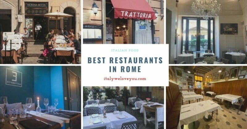 Best Restaurants in Rome