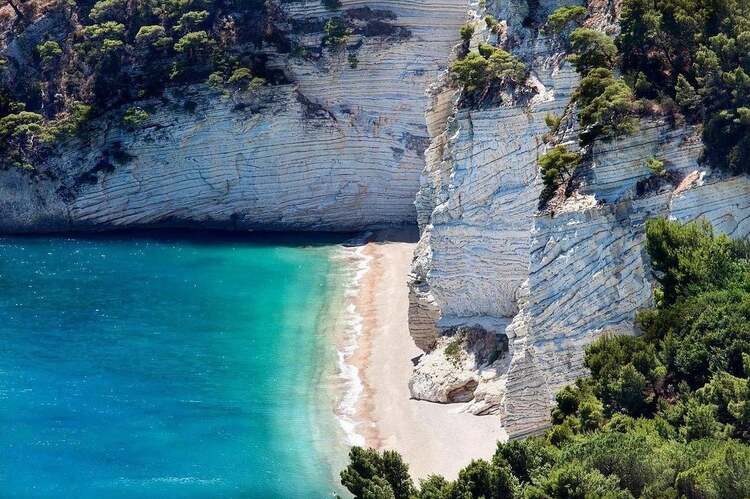 13 Most Beautiful Beaches in Puglia, Italy 13 Vignanotica - Gargano, Puglia, Italy