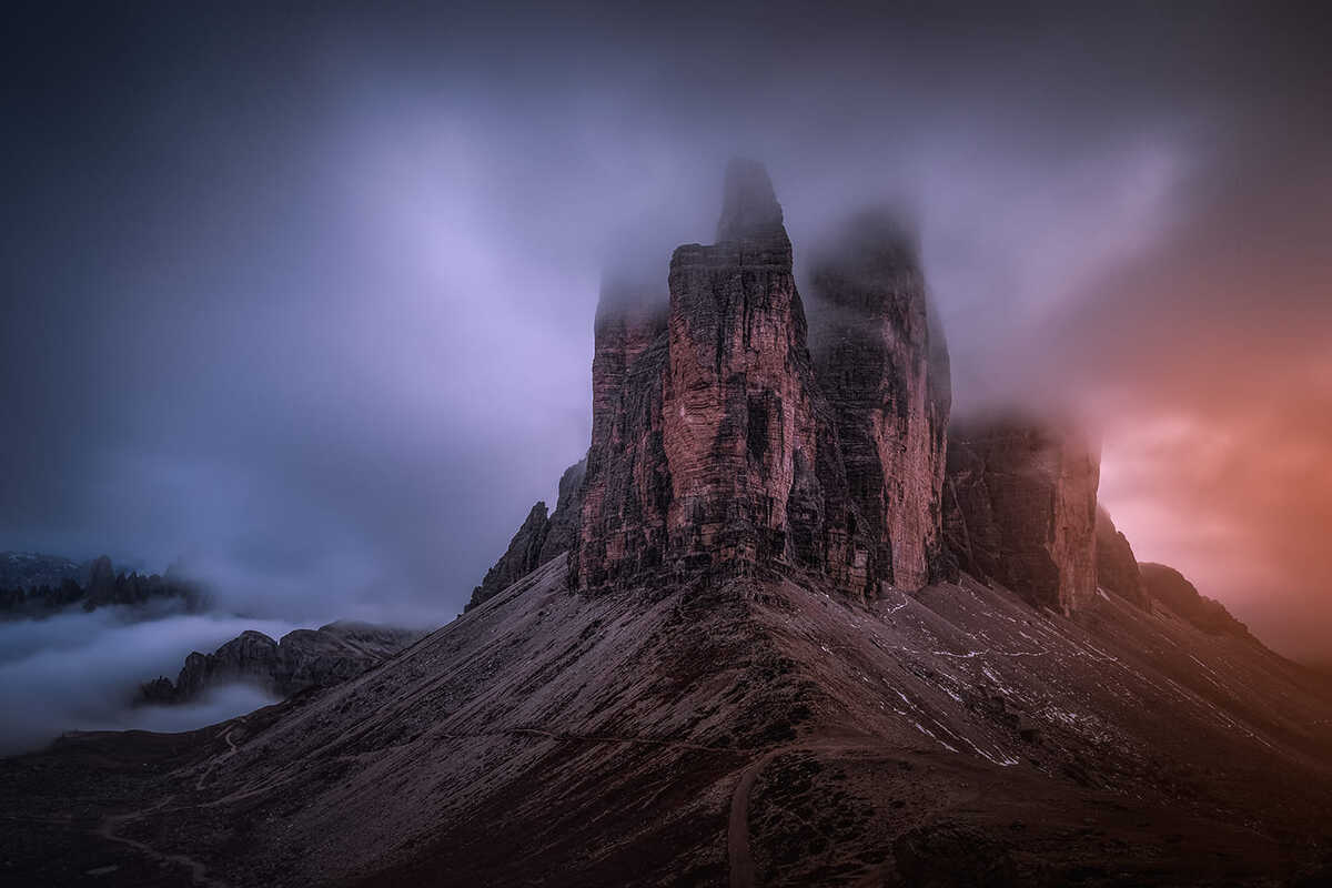 Tre Cime di Lavaredo, Dolomites.