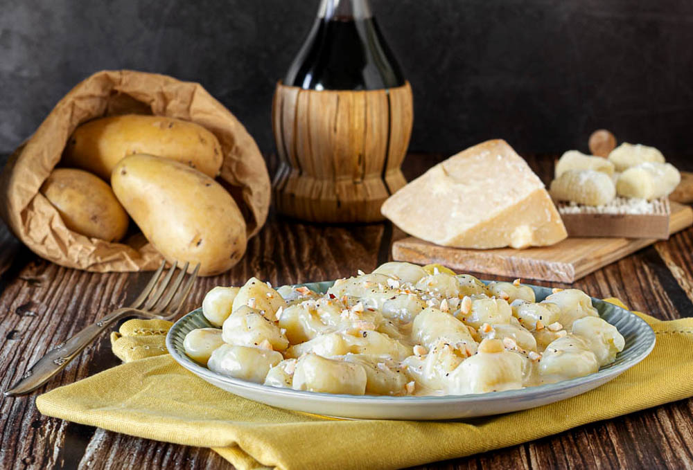 Castelmagno gnocchi