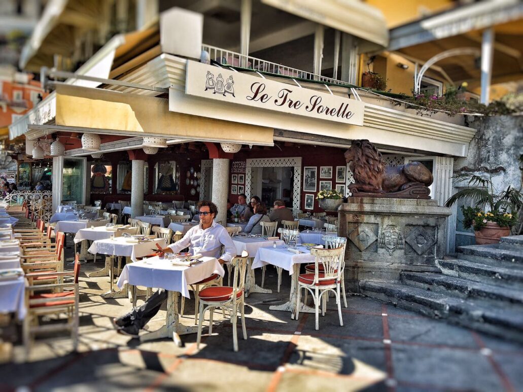 Le Tre Sorelle Restaurant, Positano