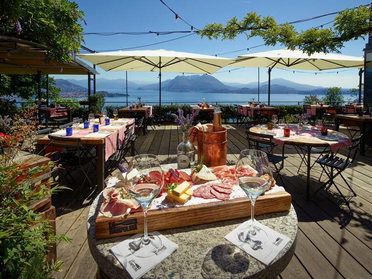 La Rampolina Restaurant, Campino di Stresa, Lake Maggiore