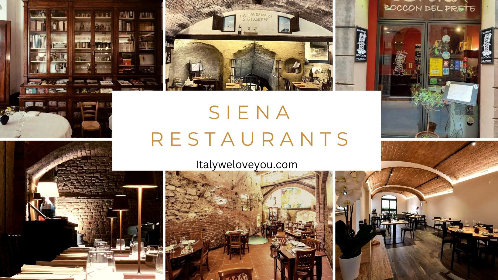 Restaurants in Siena, Italy