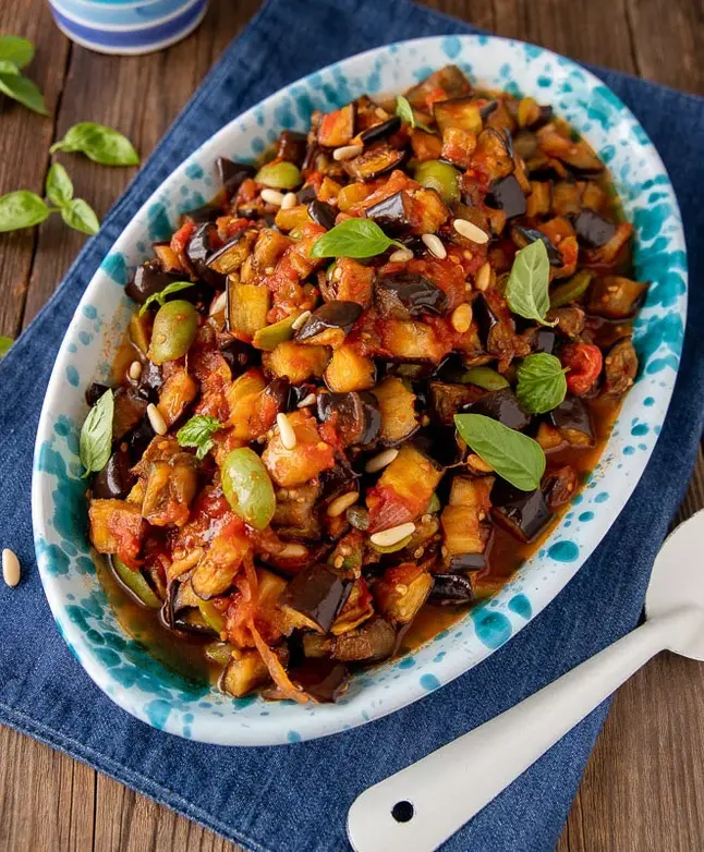 caponata sicilian dish